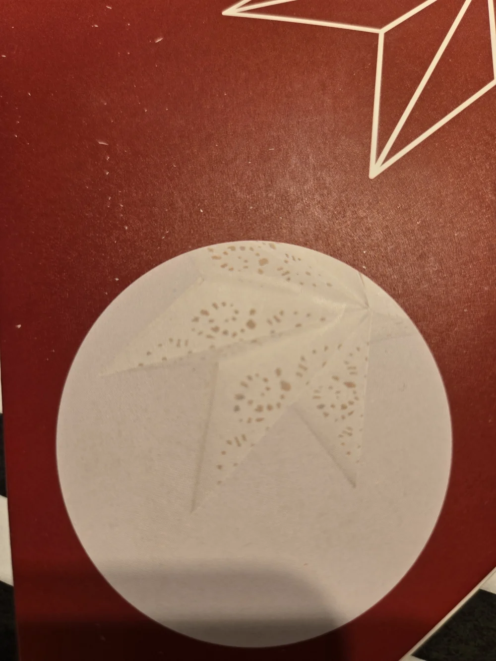 NIB Paper Star Shade Pendant Light - Christmas Decor Holiday Decorative Star 19